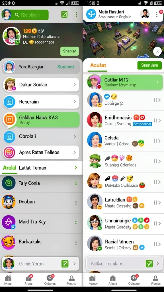 55five - Tampilan awal yang menarik dan mudah dipahami.