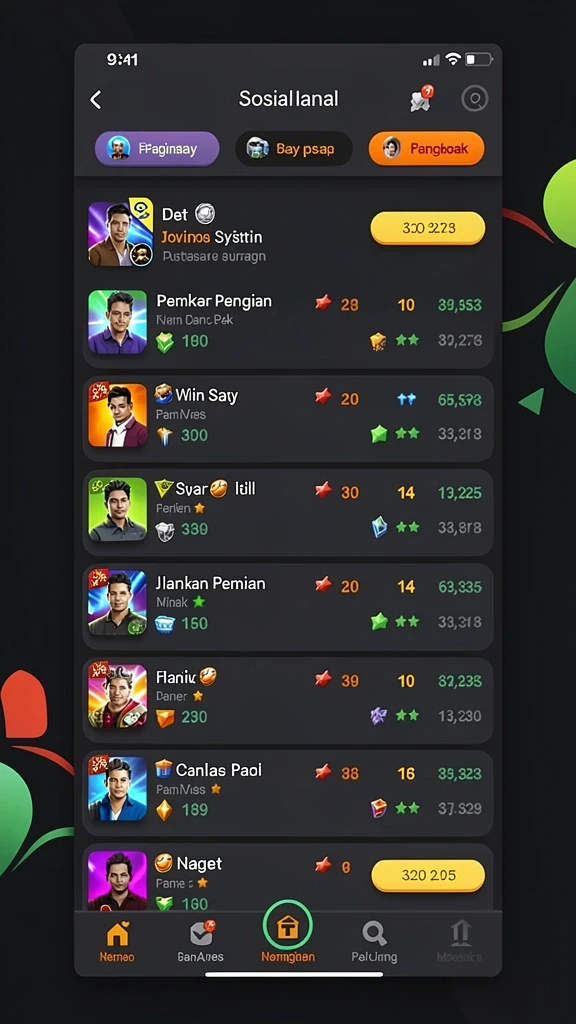 gacor668 - Screenshot memperlihatkan leaderboard yang kompetitif.