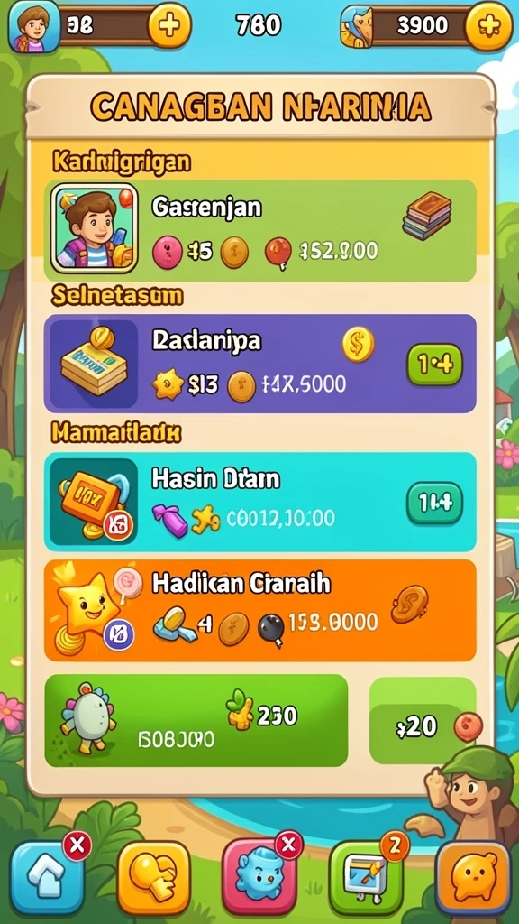 raya22 - Tampilan antarmuka yang ramah pengguna.